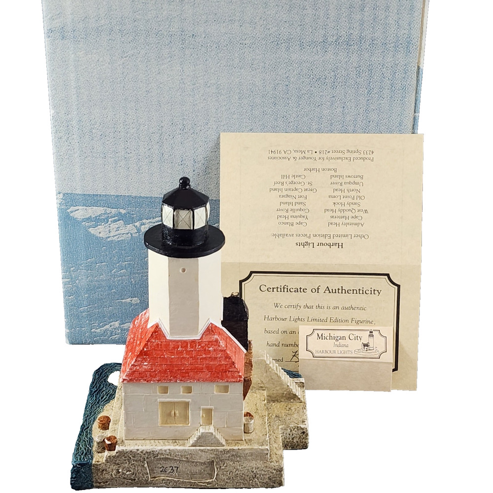 Harbour Lights Great Lighthouses 1991 Michigan City, Indiana #123